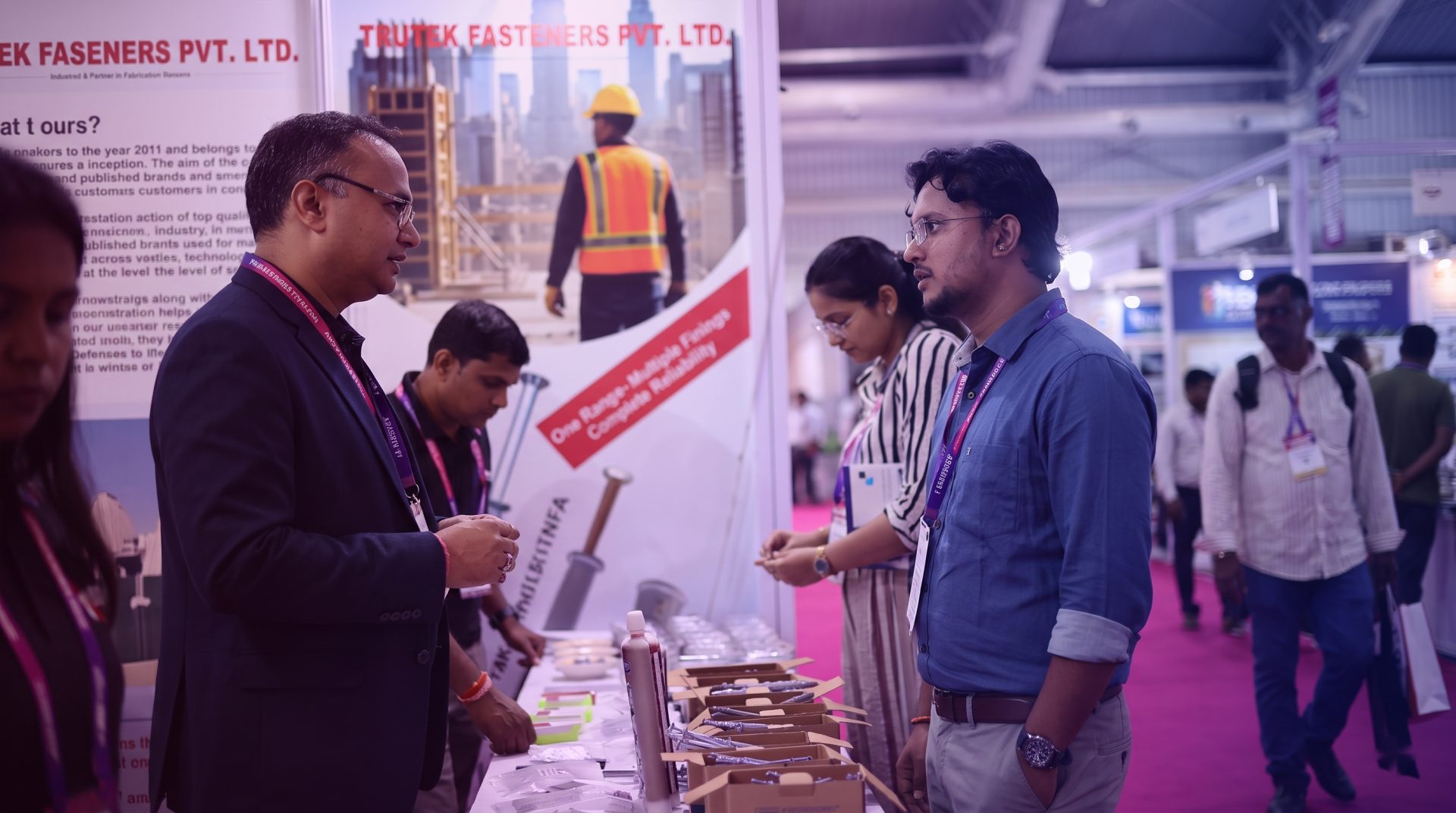 The Zak Fenestration India Expo team