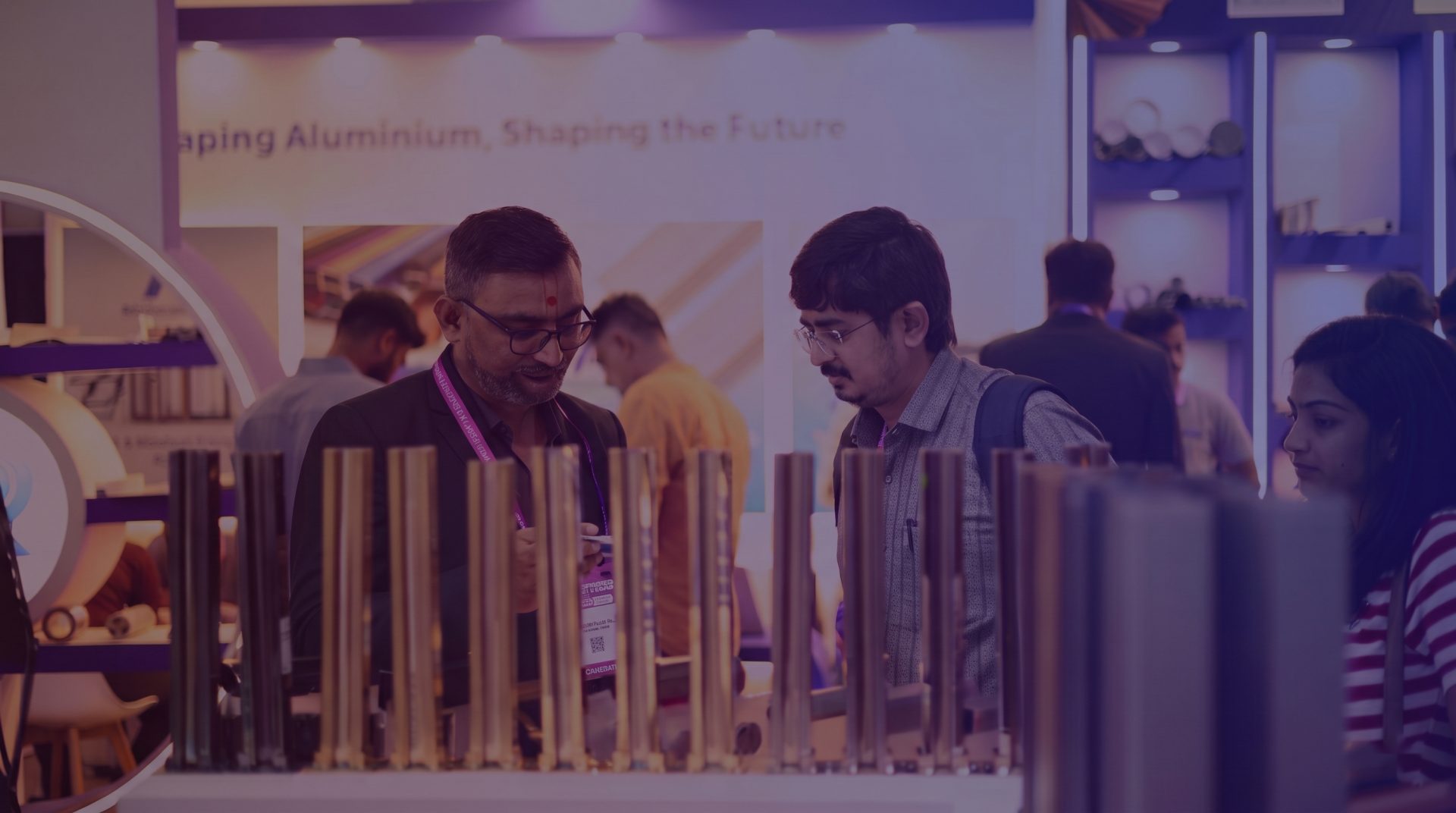 Zak Fenestration India Expo show floor