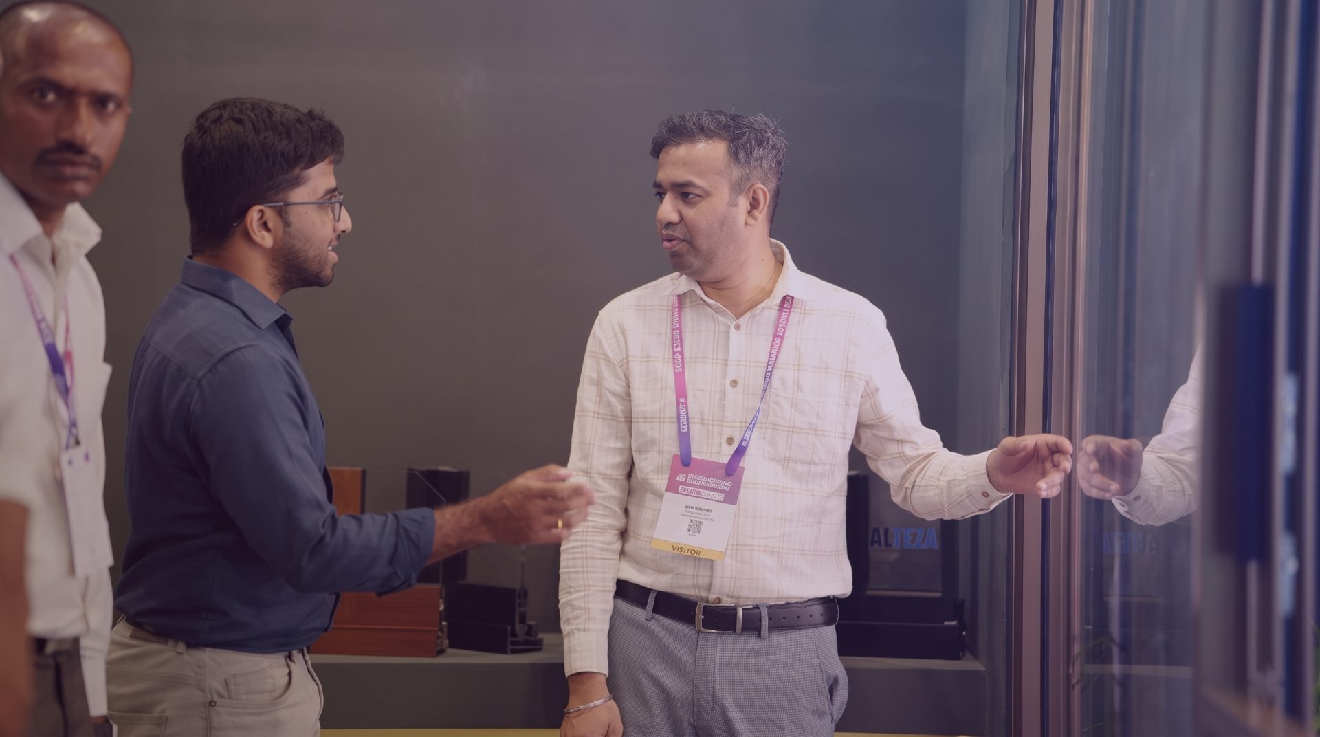 Visitors at Zak Fenestration India Expo
